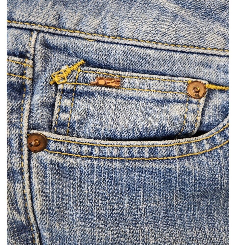 Joe's Jeans Stretch Light Wash Boot Cut Low Rise Denim Pant Jeans Size 28 - Picture 3 of 7